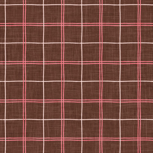 Krystal Winn - Cowboy Valentine Plaid Brown