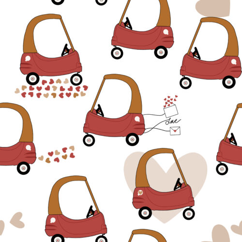 Hip Kid Design - Cozy Valentine Cars
