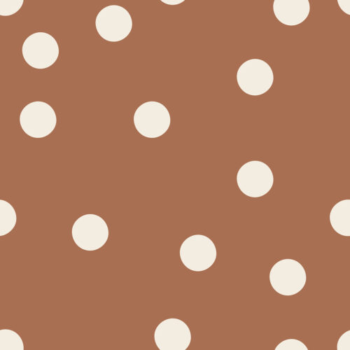 Indy Bloom Designs - Creamy Polkadot In Rust Red