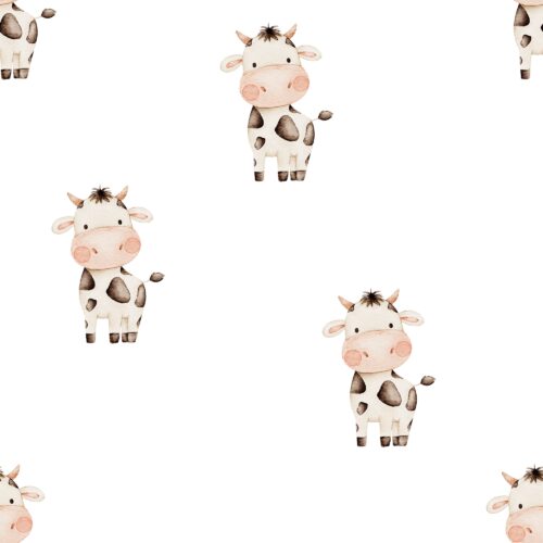 Vanya Minimalist Designs - Cute Cow 01