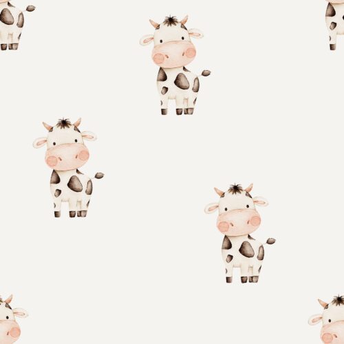 Vanya Minimalist Designs - Cute Cow 02