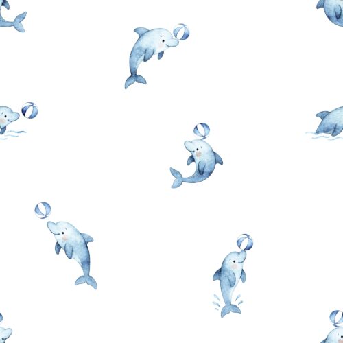 Vanya Minimalist Designs - Cute Dolphin