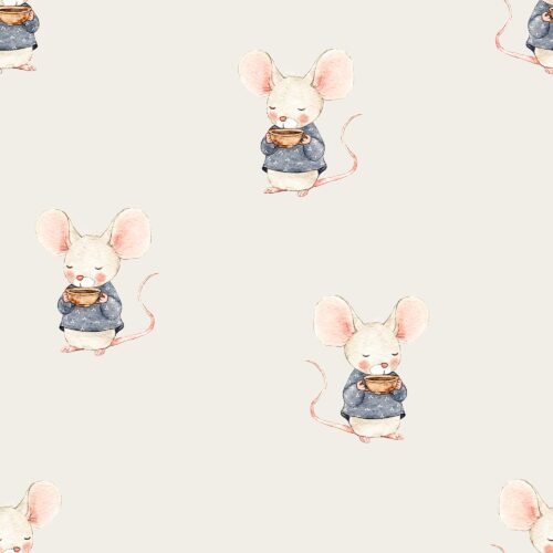 Vanya Minimalist Designs - Cute Mouse 02