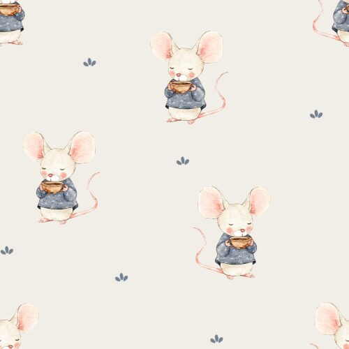 Vanya Minimalist Designs - Cute Mouse 03