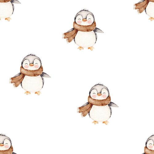Vanya Minimalist Designs - Cute Penguin 01