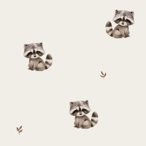 Vanya Minimalist Designs - Cute Raccoon 02