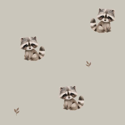 Vanya Minimalist Designs - Cute Raccoon 03