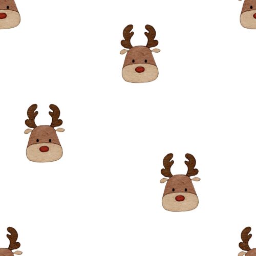 Vanya Minimalist Designs - Cute Reindeer 01