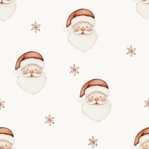 Vanya Minimalist Designs - Cute Santa 01