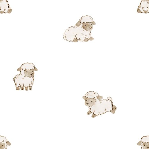 Vanya Minimalist Designs - Cute Sheep 02