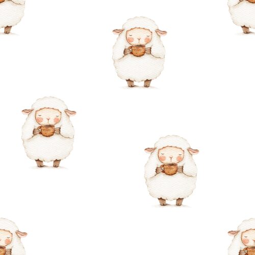 Vanya Minimalist Designs - Cute Sheep