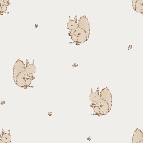 Vanya Minimalist Designs - Cute Squirrel