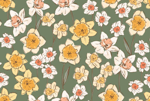Indy Bloom Designs - Daffodil In Sage 8