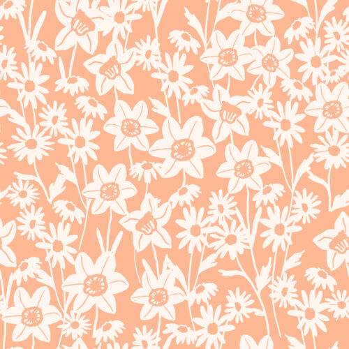 Indy Bloom Designs - Daisy Daffodil Garden In Peach