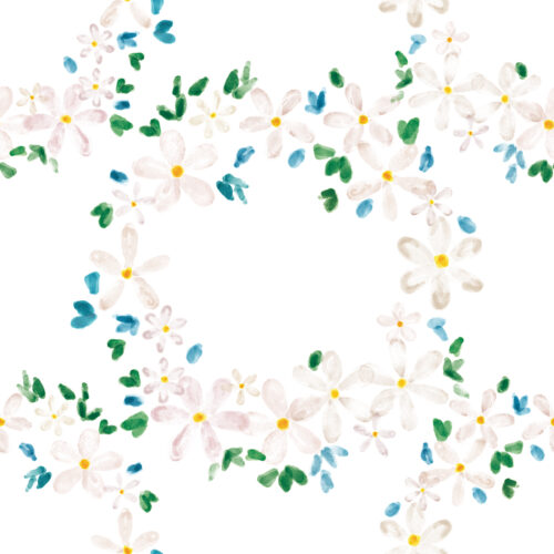 Seamless Gal - Daisy Wreath