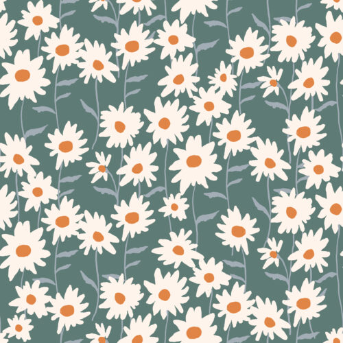 Indy Bloom Designs - Daisy Garden In Green