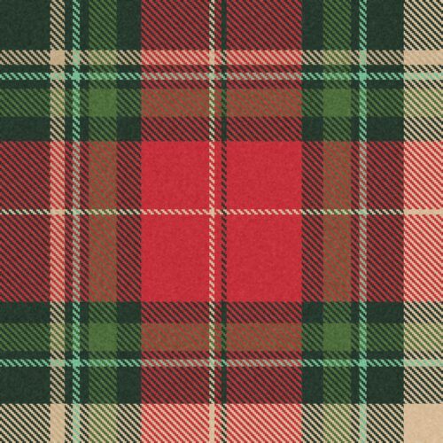 Dark Green Holiday Plaid