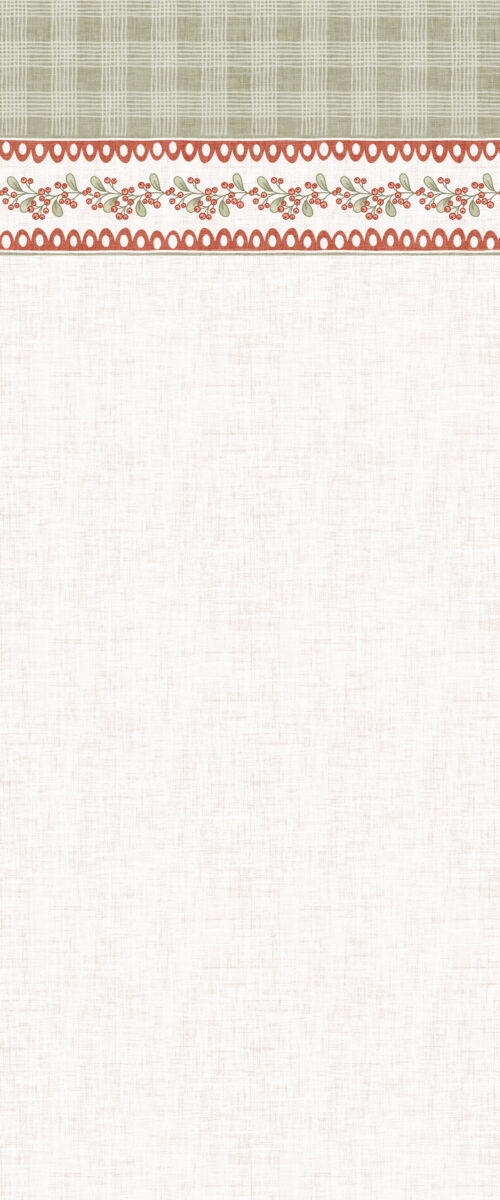 Krystal Winn - Dear Santa Border Horizontal Berries And Lace