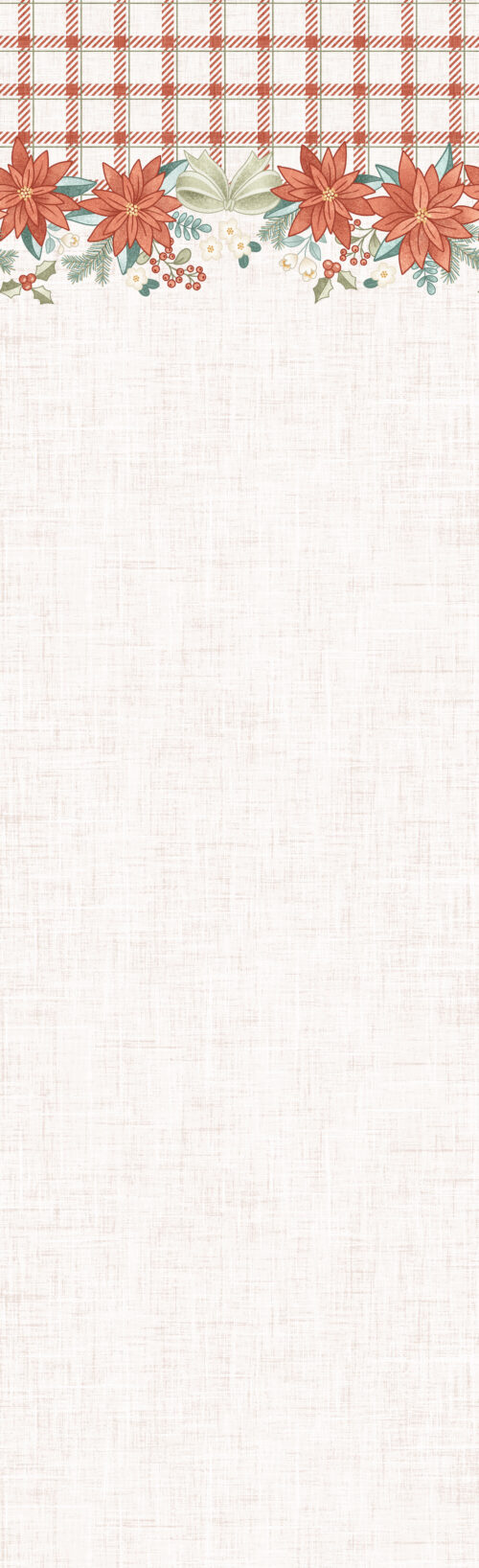 Krystal Winn - Dear Santa Border Horizontal Floral