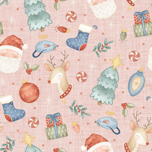 Krystal Winn - Dear Santa Night Before Christmas Pink