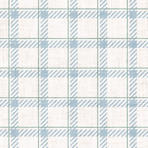 Krystal Winn - Dear Santa Plaid Blue