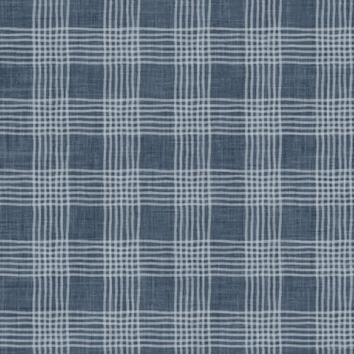 Krystal Winn - Dear Santa Simple Plaid Navy