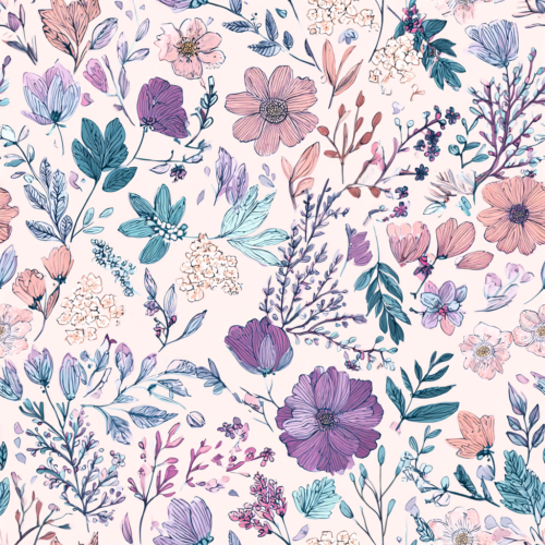 Delicatebohofloralseamlesspattern