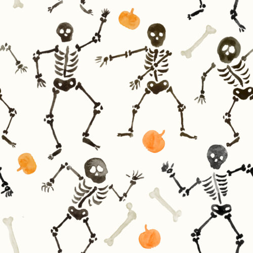 Hip Kid Design - Dem Bones Halloween Skeletons