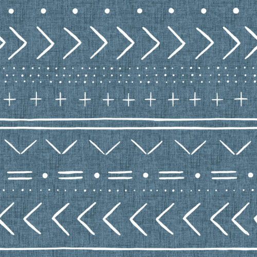 Hip Kid Design - Denim Blue Mud Cloth