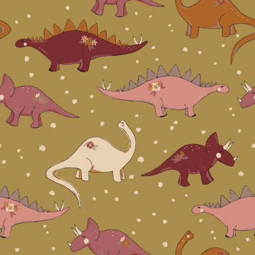 Juniper Row - Dino Dot In Olive Green