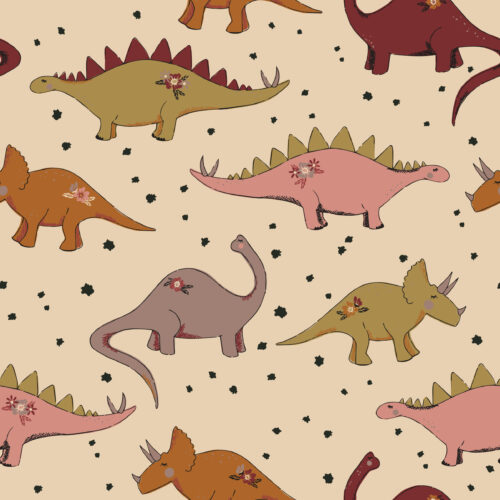 Juniper Row - Dino Dot In Vanilla