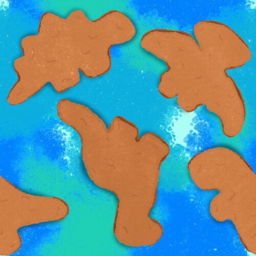 Casey Gowers - Dino Nugs Blue