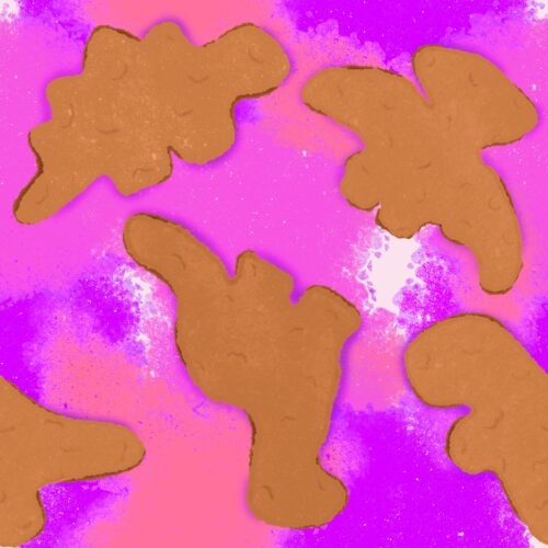 Casey Gowers - Dino Nugs Pink