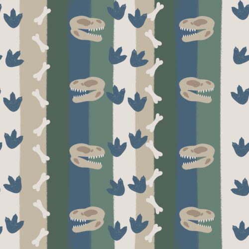 Casey Gowers - Dino Stripe Green