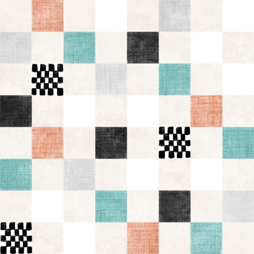 Dirt Bike Check No Stars Turq