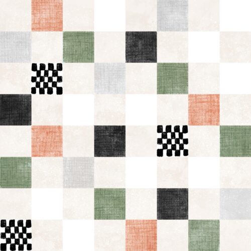 Dirt Bike Checker Olive