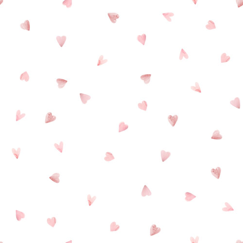Hip Kid Design - Ditsy Blush Hearts