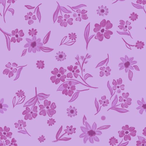 Lindsay Anne - Ditsy Floral Purple