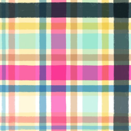 Lindsay Anne - Dockside Plaid Lt Yellow Pink Multi