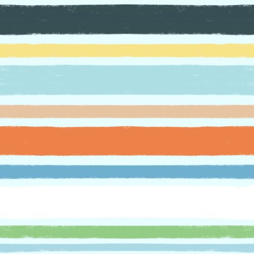 Lindsay Anne - Dockside Stripe   Lt Blue Multi