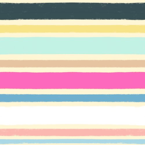 Lindsay Anne - Dockside Stripe   Lt Yellow Girls Multi