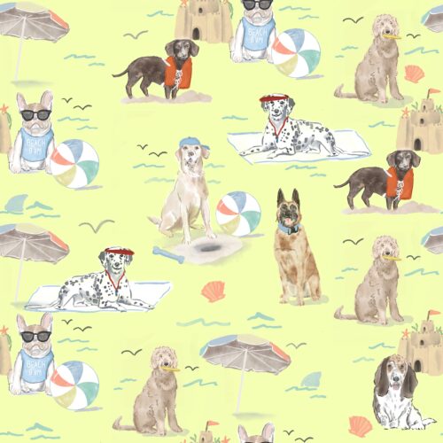 Lindsay Anne - Dog Beach Bright Yellow