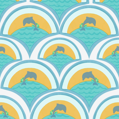 Spring in to Summer - Dolphin Scallop