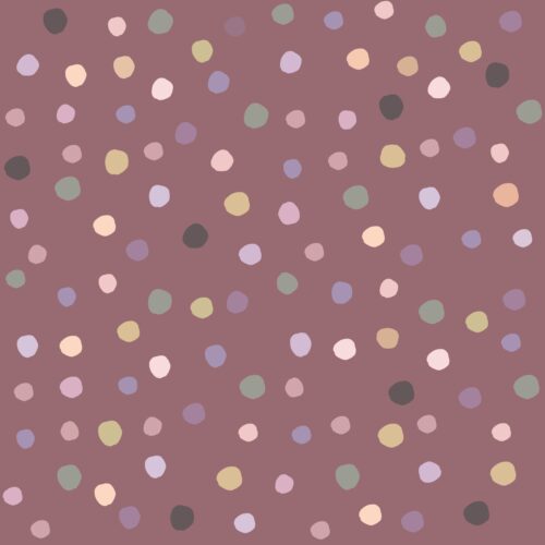 Lindsay Anne - Dots In Muted Raspberry