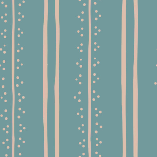 Juniper Row - Dotted Stripe In Blue Steel