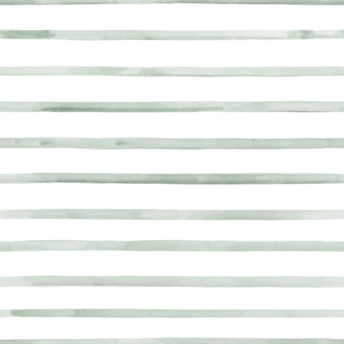 Hip Kid Design - Dusty Sage Watercolor Stripes