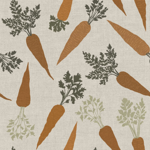 Hip Kid Design - Easter Carrots on Linen Texture
