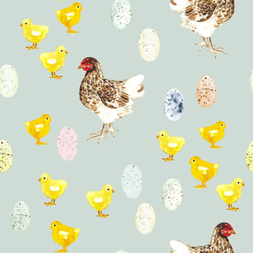 Hip Kid Design - Easter Egg Chickens on Conch