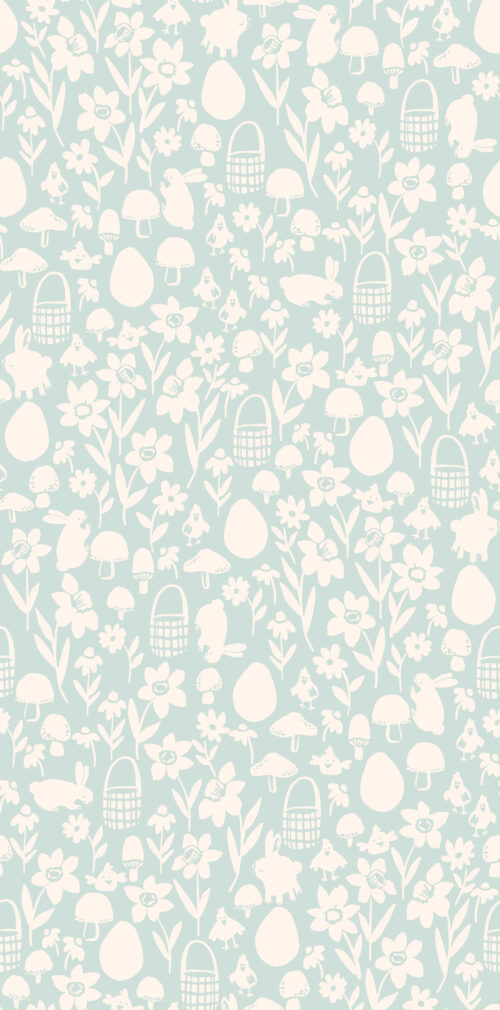 Indy Bloom Designs - Easter Garden In Robins Egg