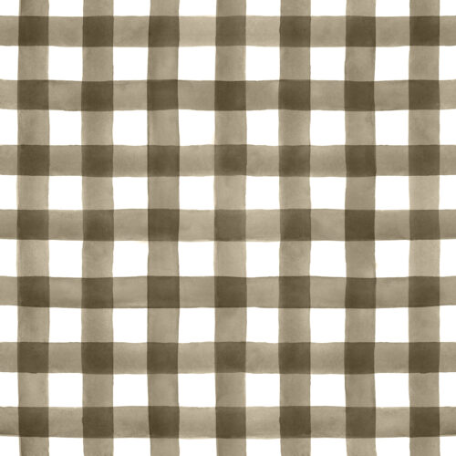 Hip Kid Design - Fall Buffalo Check Plaid in Cocoa